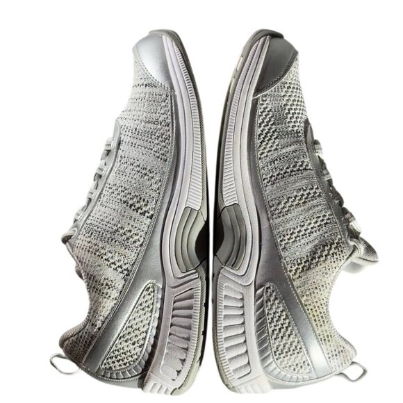 Orthofeet Womens Wide Fit Sneakers Size 12 D Silver/Gray Knit Mesh - Picture 7 of 11